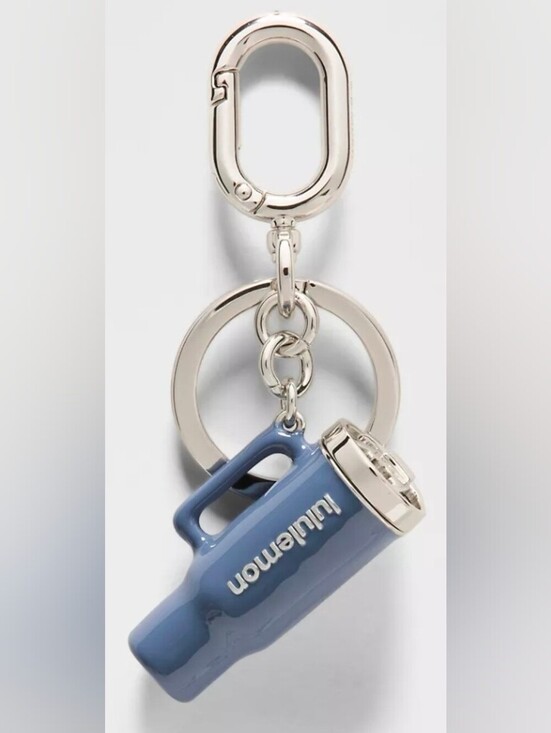 lululemon athletica Accessories - Lululemon Tumbler Keychain Charm with Silver Hardware, NEW